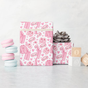 Pancakes and Pajamas Girl's Birthday Party  Wrapping Paper