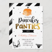 Pancakes and panties lingerie card (Front/Back)