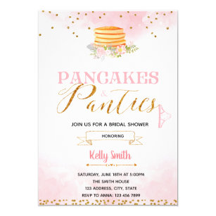 Pancakes And Panties Invitation 10