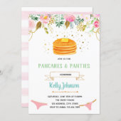 Pancakes and Panties Lingerie Shower Invitation (Front/Back)