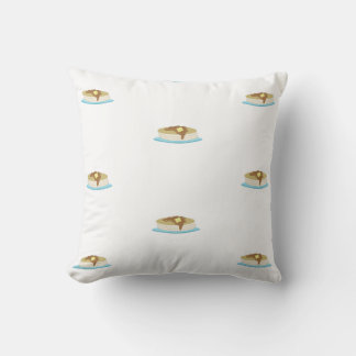 Pancakes and Syrup Throw Pillow