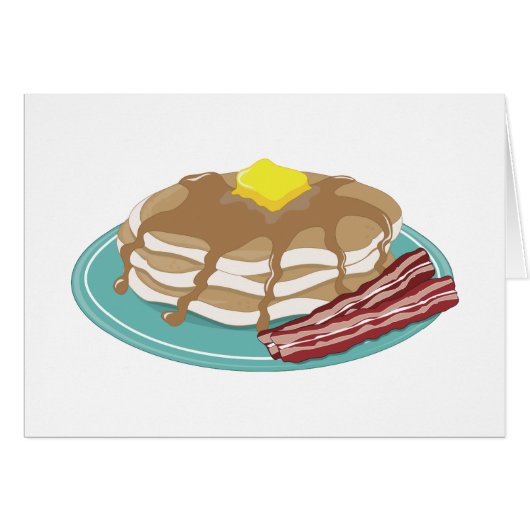 Pancakes Bacon Cards (Front Horizontal)