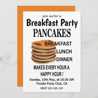 Pancakes Breakfast Pancake Party