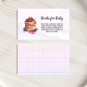 Pancakes Brunch Books for Baby Enclosure Card