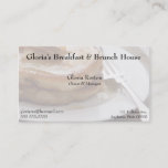 Pancakes Business Card<br><div class="desc">plate of pancakes with syrup and fork</div>