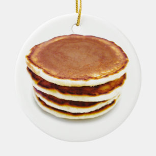 Pancakes Ceramic Ornament
