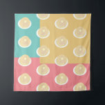 Pancakes Colorful  Pop Art  Style   Tapestry<br><div class="desc">Art Print for Kitchen with Pancakes</div>