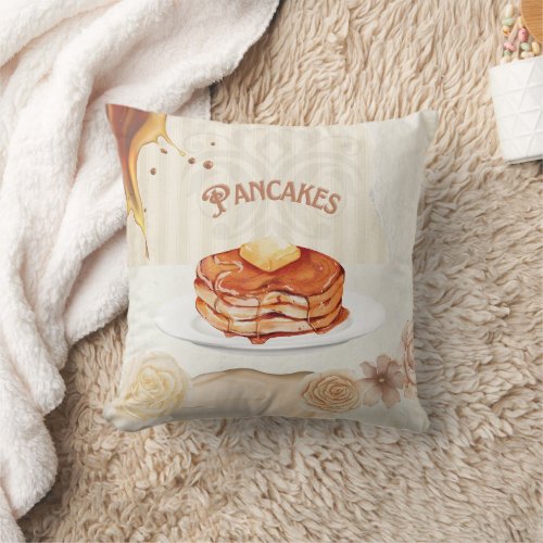 Pancakes cushion throw pillow