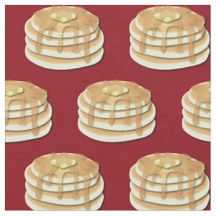Pancakes Cute Breakfast Kids Fabric