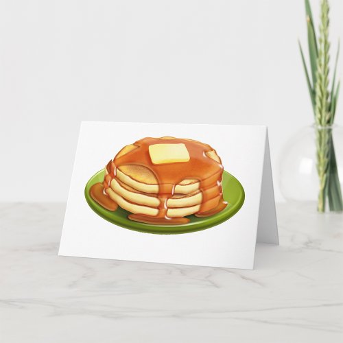 Pancakes Greeting Cards