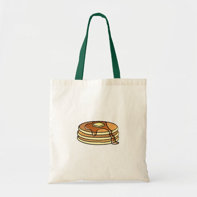 Pancakes - insulated water bottle tote bag (Front)