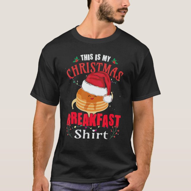 Pancakes maker   Christmas Breakfast Pancake T-Shirt (Front)