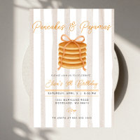 Pancakes & Pajamas Stripe Birthday Party