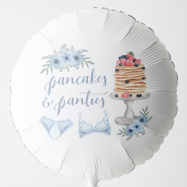 Pancakes & Panties Brunch Bridal Shower  Balloon (Front)