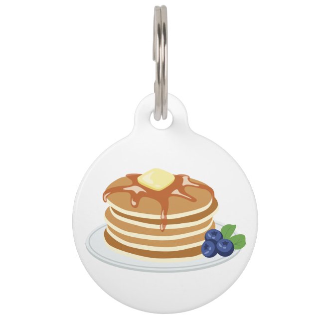 Pancakes Pet ID Tag (Front)