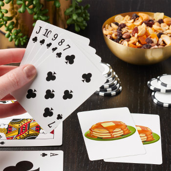 Pancakes Playing Cards by spudcreative at Zazzle