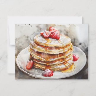 Pancakes Postcard