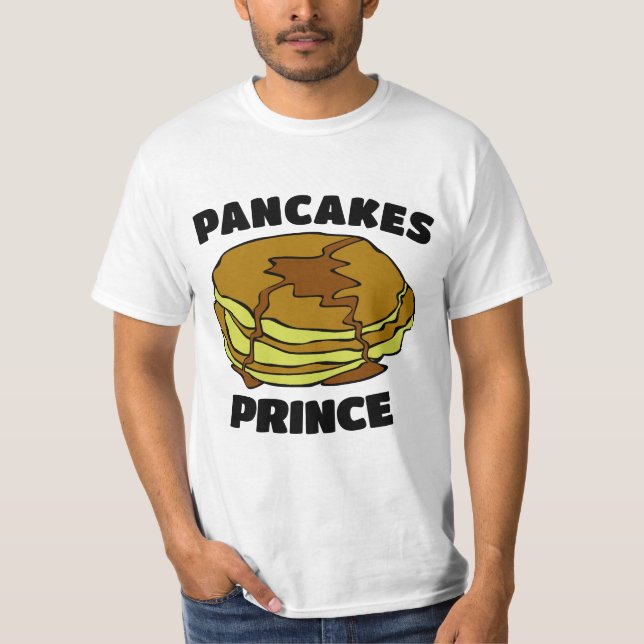 PANCAKES PRINCE DAD MENS T-Shirts (Front)