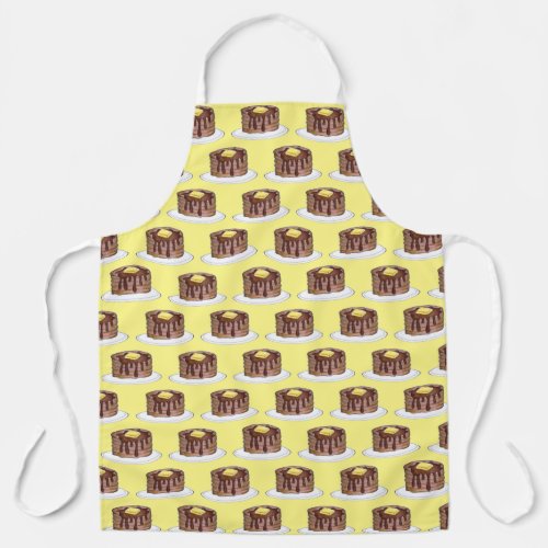 Pancakes Short Stack Butter Maple Syrup Breakfast Apron