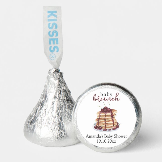 Pancakes Sweet Cherry Baby Shower Hershey®'s Kisses® (Front)
