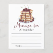 Pancakes Time Capsule Message (Front)