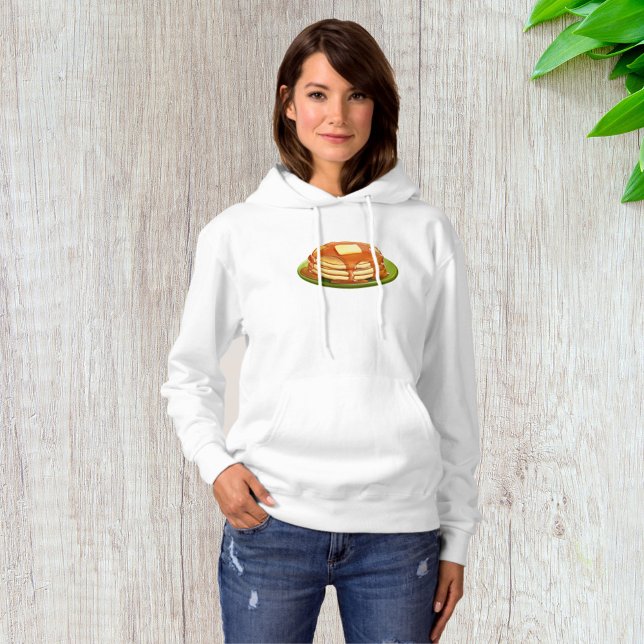 Pancakes Womens Hoodie (Creator Uploaded)