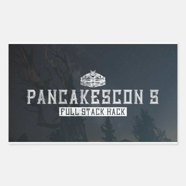 PancakesCon 5 Sticker Sheet (Front)