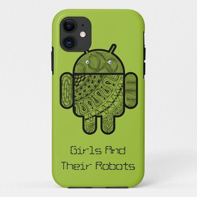 Pancho Doodle Character for the Android™ robot Case-Mate iPhone Case (Back)
