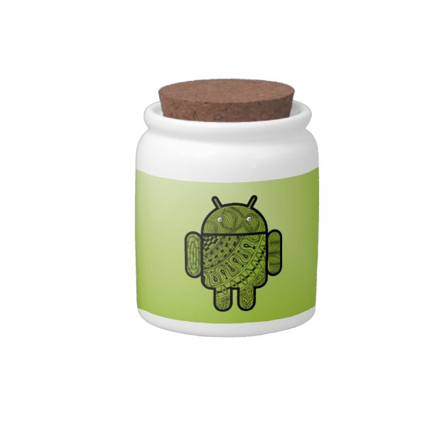 Pancho Doodle for Android™ Candy Jar (Right)