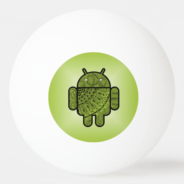 Pancho Doodle for Android™ Ping-Pong Ball (Front)