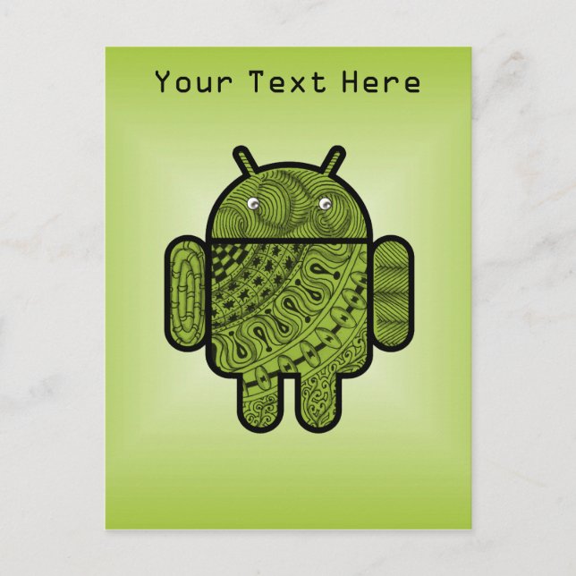 Pancho Doodle for Android™ Postcard (Front)