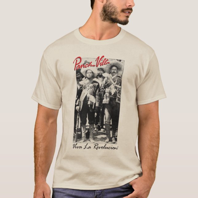 Pancho Villa and  Contreras Mexican War T-Shirt (Front)