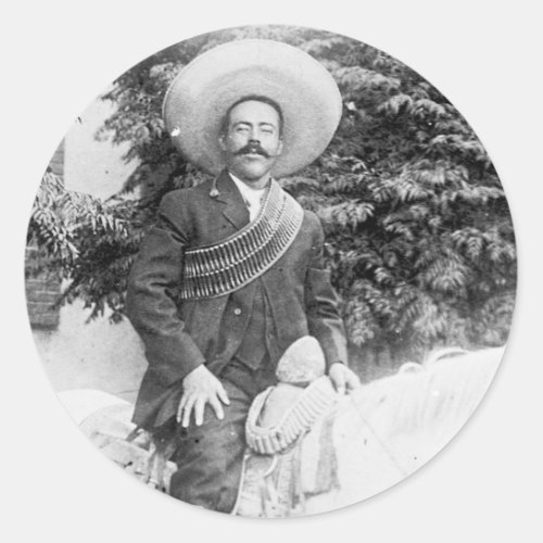 Pancho Villa Classic Round Sticker