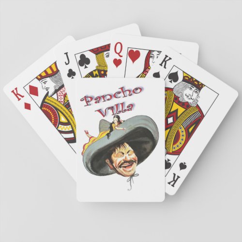 Pancho Villa Mexican General Poker Cards