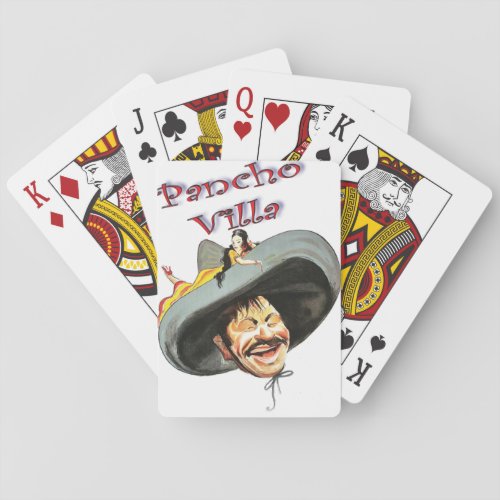 Pancho Villa Mexican General Poker Cards