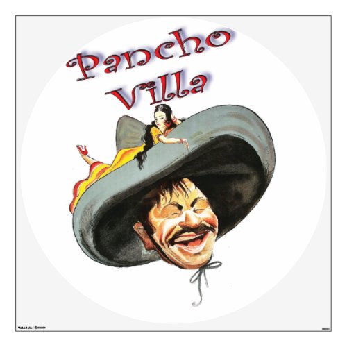 Pancho Villa Mexican General Wall Decal