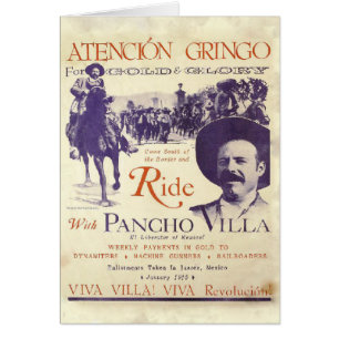 Pancho Villa 🔥 Mexican Hero General Cards