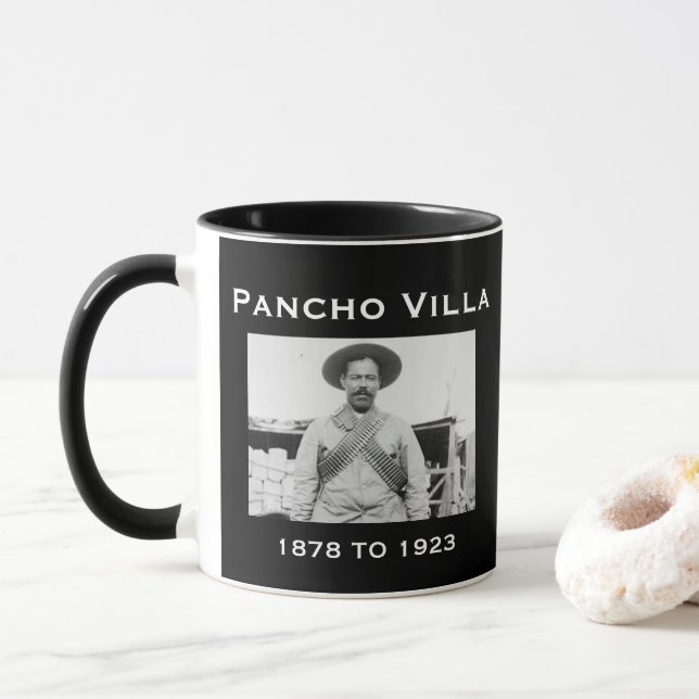 Pancho Villa of Mexico Portrait Mug (With Donut)
