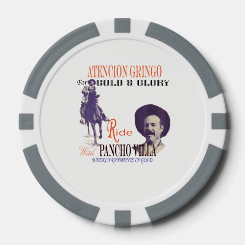 Pancho Villa Poker Chips