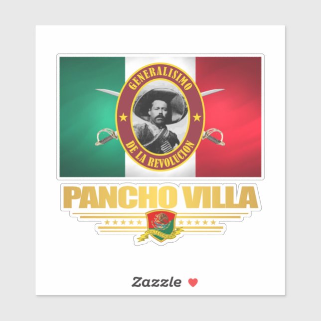 Pancho Villa Sticker (Sheet)