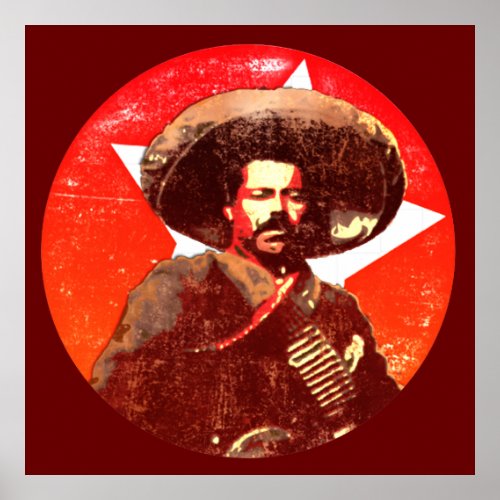 Pancho Villa Stuper Star Poster