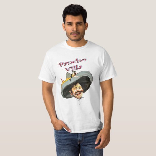 Pancho Villa Vintage Illustration T_Shirt