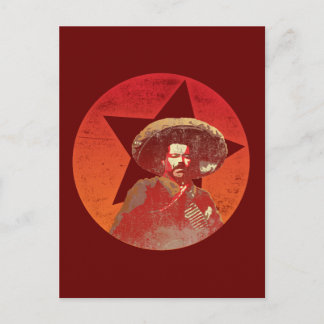 Pancho Villa Vintage Red Star Postcard