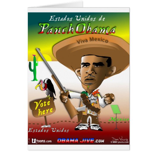 PanchObama Vote Here Cards (Front)