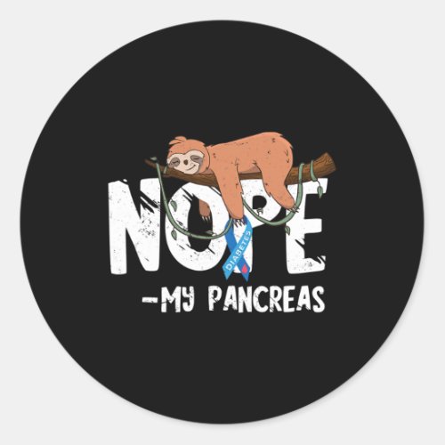 Pancreas Diabetes Awareness Blood Sugar Diabetic S Classic Round Sticker