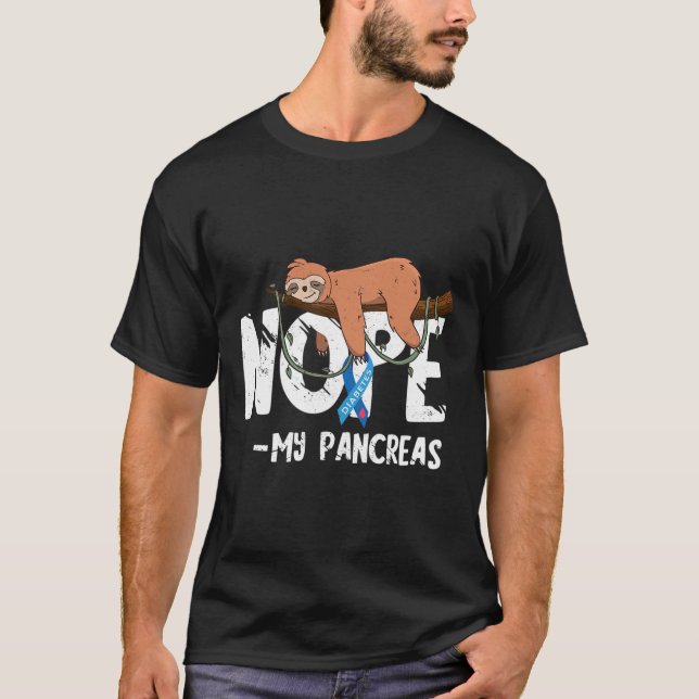 Pancreas Diabetes Awareness Blood Sugar Diabetic S T-Shirt (Front)