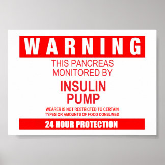Pancreas Warning Poster