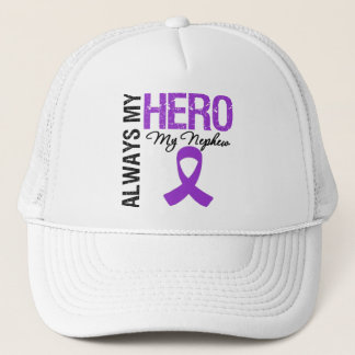 Pancreatic Cancer Always My Hero My Nephew Trucker Hat