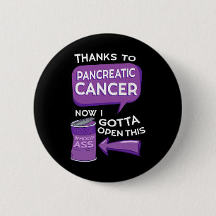 Pancreatic Cancer Awareness Adenocarcinoma Stomach Button