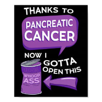 Pancreatic Cancer Awareness Adenocarcinoma Stomach Poster